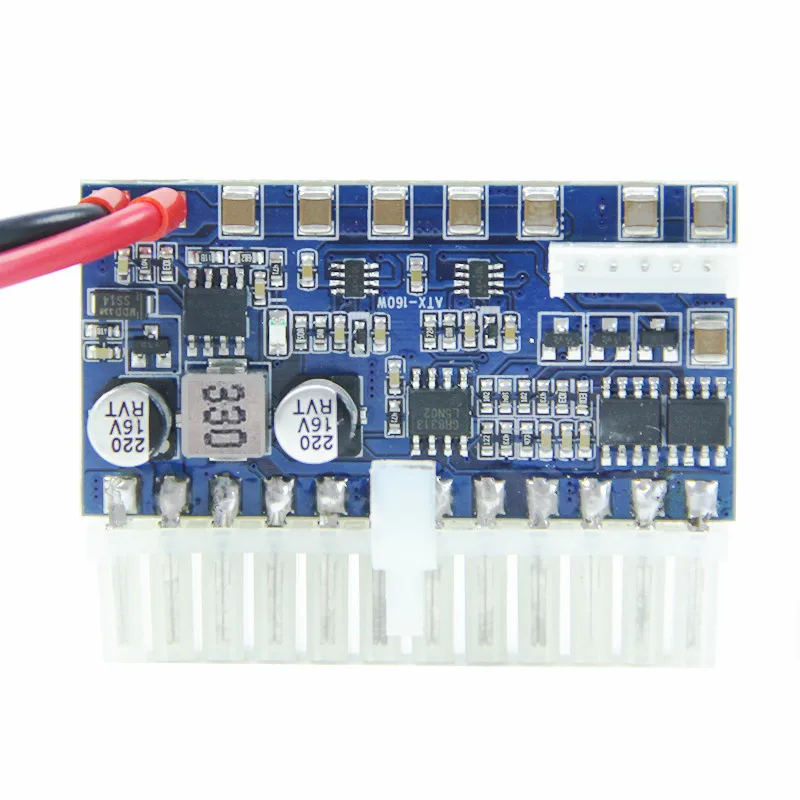 12V DC ATX 160W PICO-PSU 160 Watt 24Pin Power Module With PCI-E 6Pin Male Connector with 1Pcs Molex 1Pcs SATA CPU 4+4Pin Cable