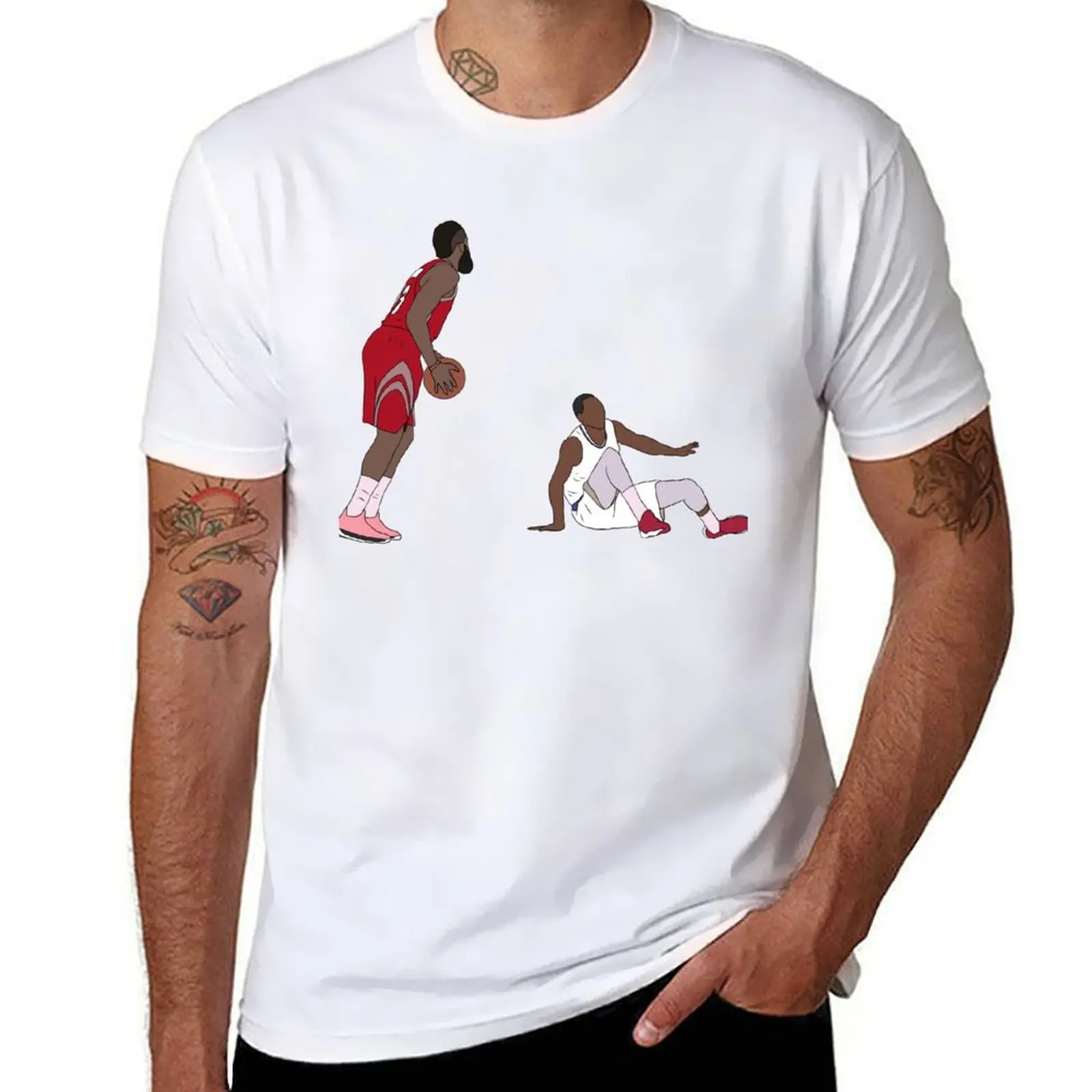 

Crossover Harden James On Wesley Johnson T-Shirt Work Utility Casual Tee Shirt