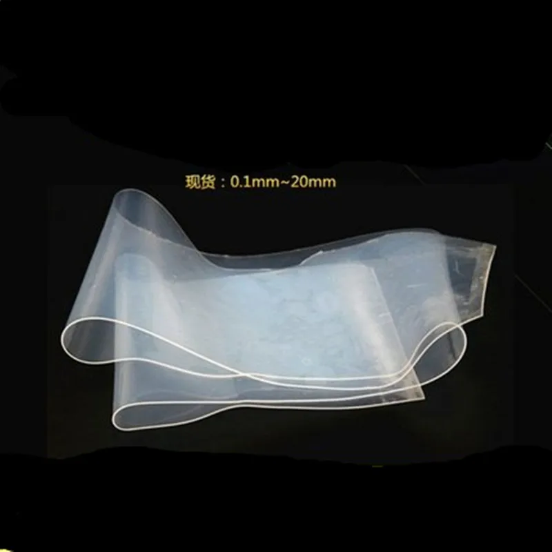 Clear Silicone Rubber Sheet Transparence Plate Mat High Temperature Resistance Silikon Rubber Pad 500x500mm