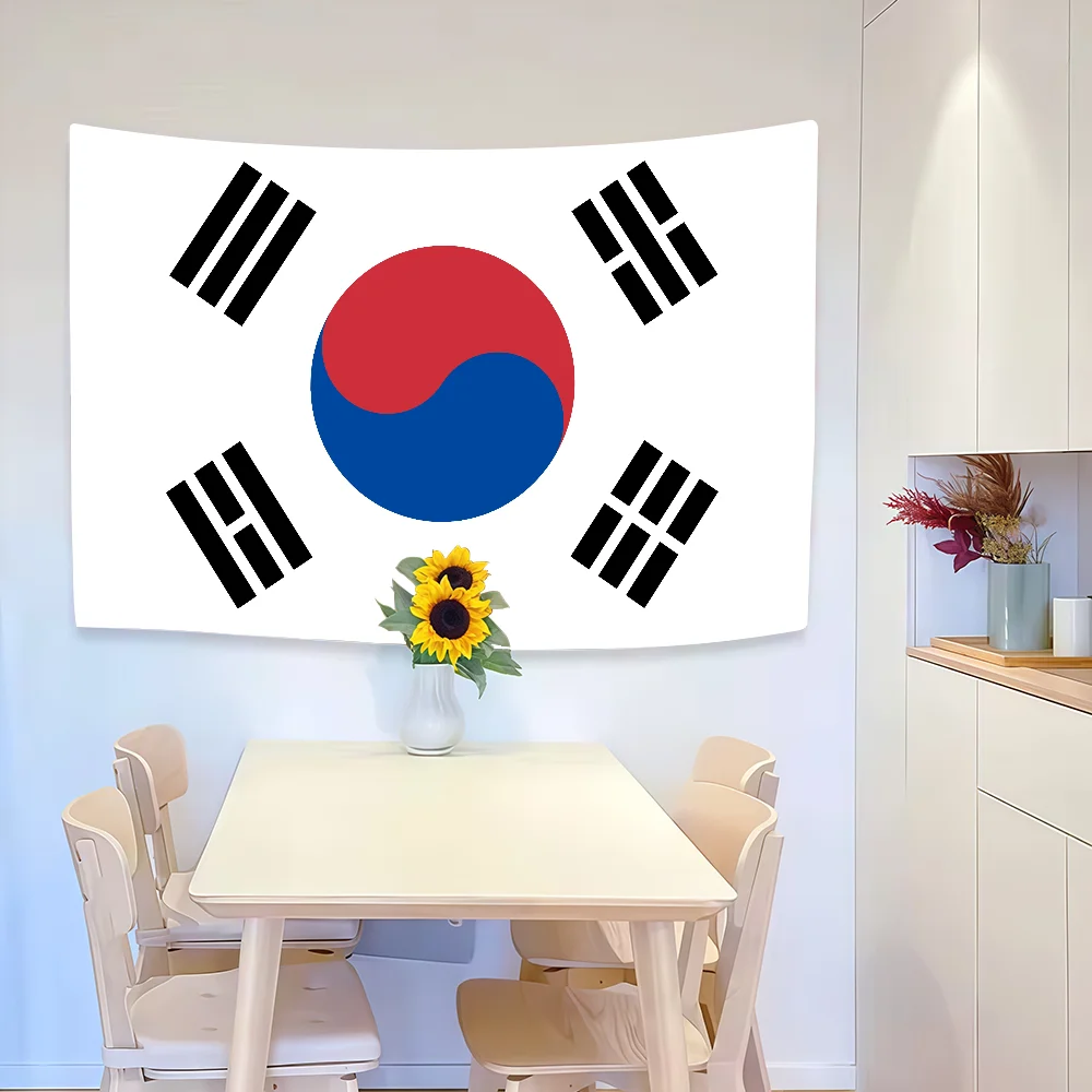 ธงเกาหลีใต้ ธงตกแต่ง งานศิลปะ  - Outdoor Camping Korea บทวิจารณ์และราคา
