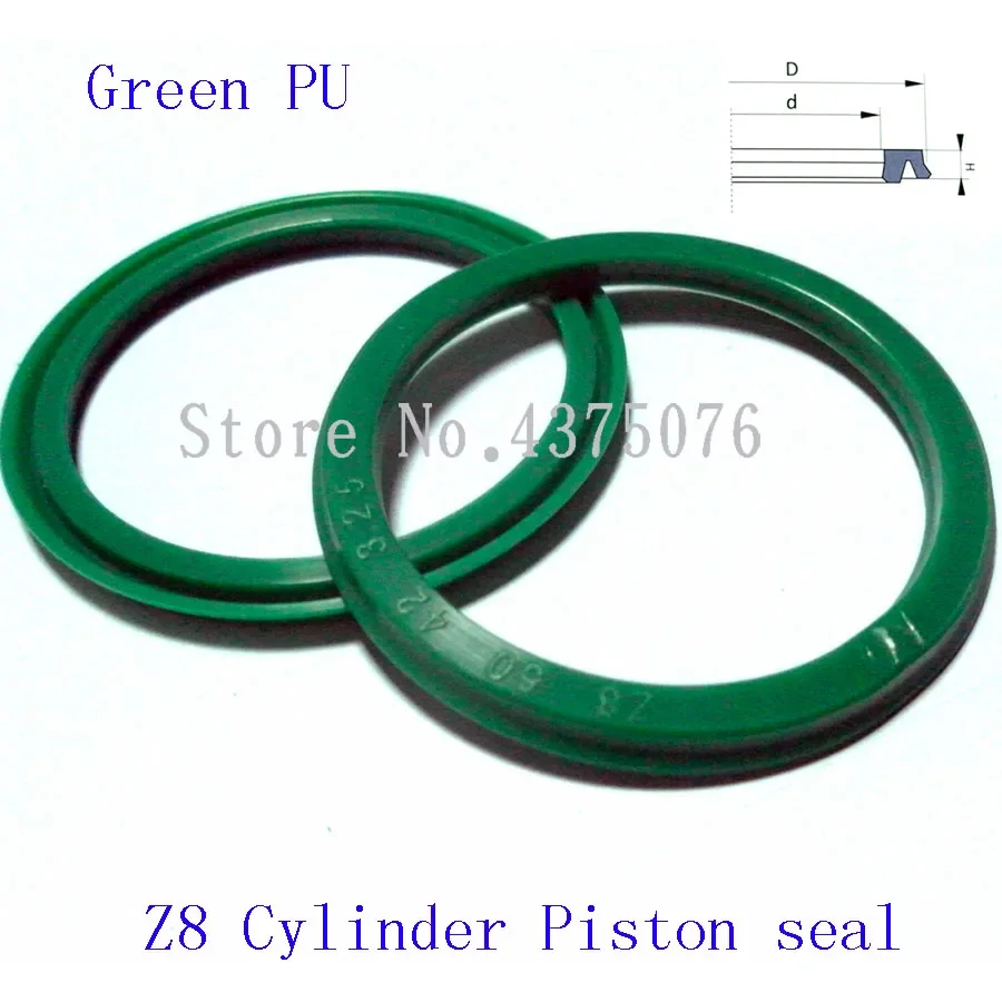 

16*10*2.55/20*14/22*16/25*19/28*22/30*22/32*24/37X29/38X30/40X32X3.25 Z8 PU Rubber ring Cylinder Piston Pneumatic Y seal Gasket