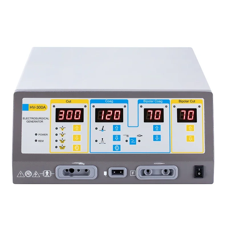 electrosurgical generator diathermy machine monopolar and bipolar surgical machine cautery machine