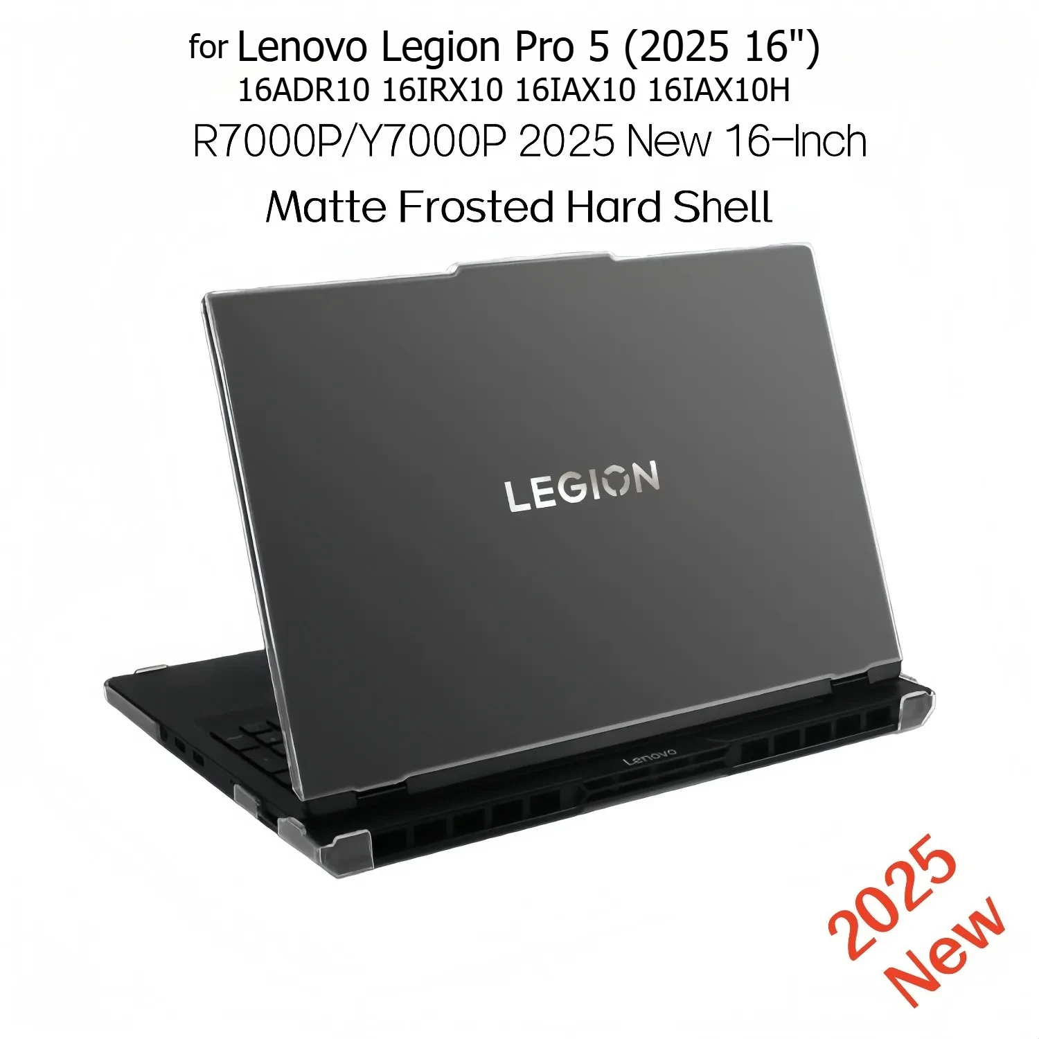 

Матовый матовый твердый чехол для Legion Y7000P 2025 года, тонкий чехол с защитой от царапин для Legion R7000P, чехол для ноутбука 2025 (16 дюймов