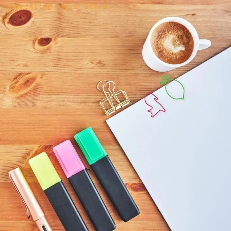 Creative Paper Clip Multicolored Metal Paper Clamp Bookmarks Clips For Holding Photo Envelopes File Document Postcard 55KC