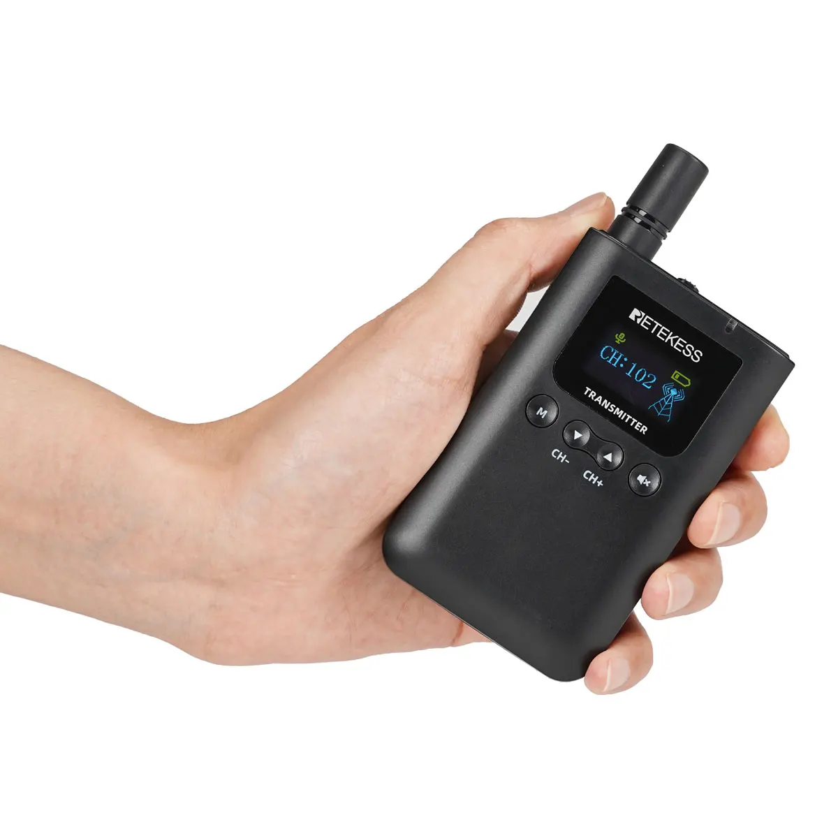 RETEKESS TT125 Tourguide-System Drahtloses Audiosystem 2,4GHz Funk-Sender-Empfänger für Ausflüge und Übersetzungen – Detail 20