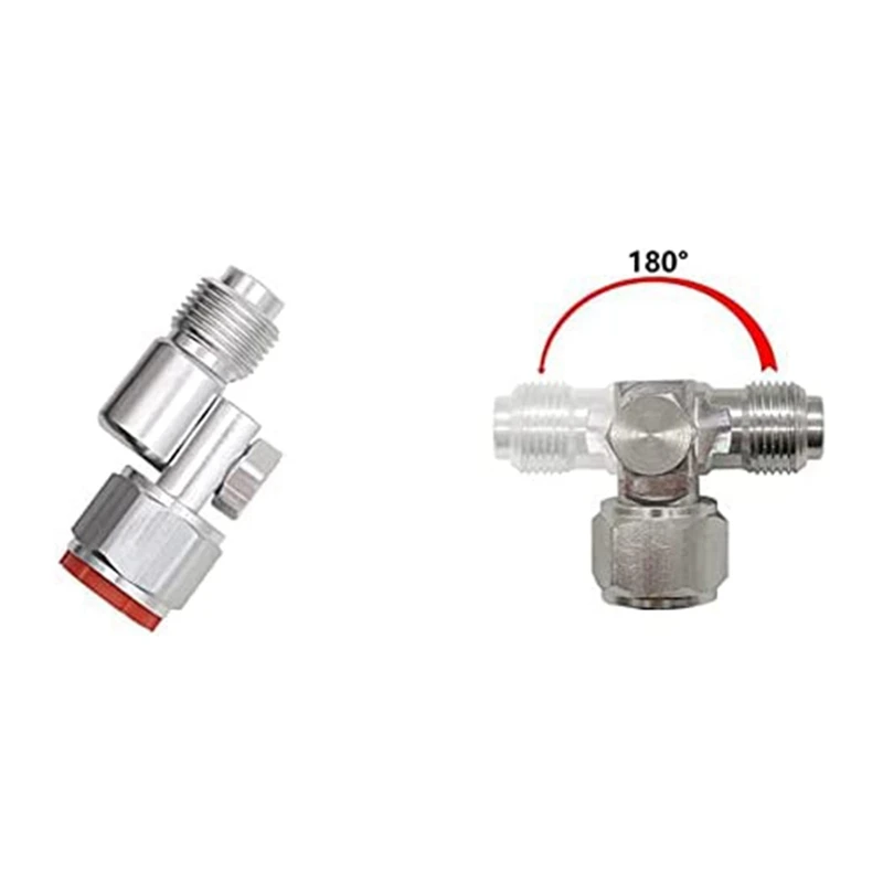 ABNL (2 Packs) 235486 7/8 Inch Thread For Airless Paint Spray Gunswivel Joint 180 Degree Rotation