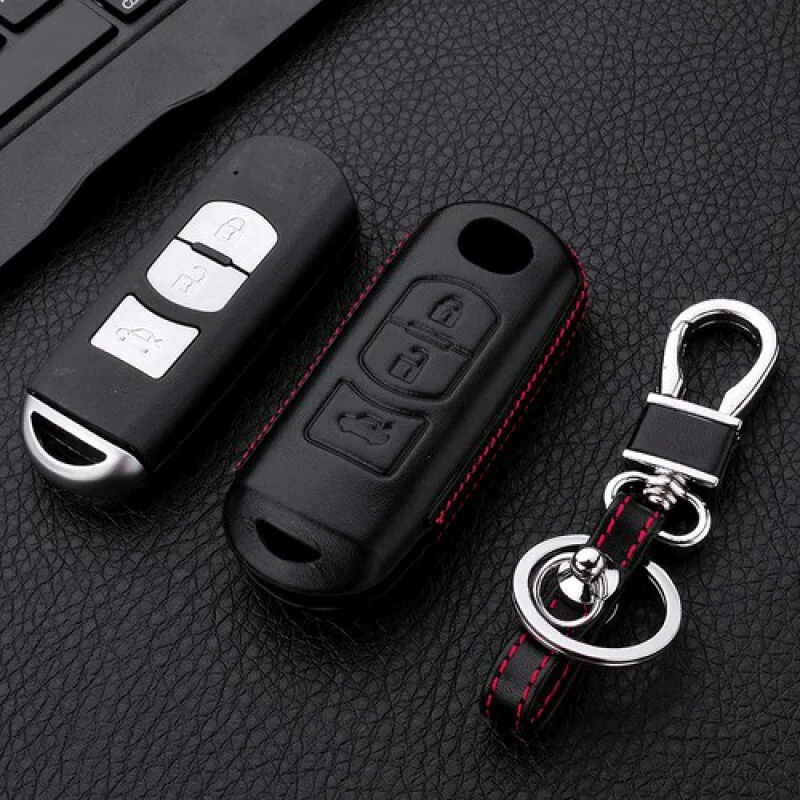 A+ Leather Car Key … - image