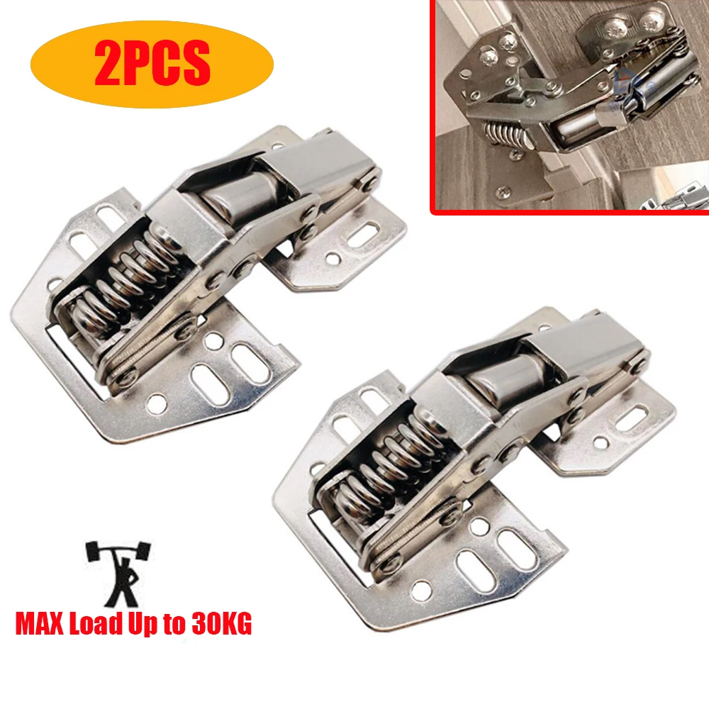 2pcs Overhead Swing Up Flap Caravan Motorhome Hinge Locker Cupboard Door Stay Kitchen Cabinet Hinges For Face Frame Cabinet