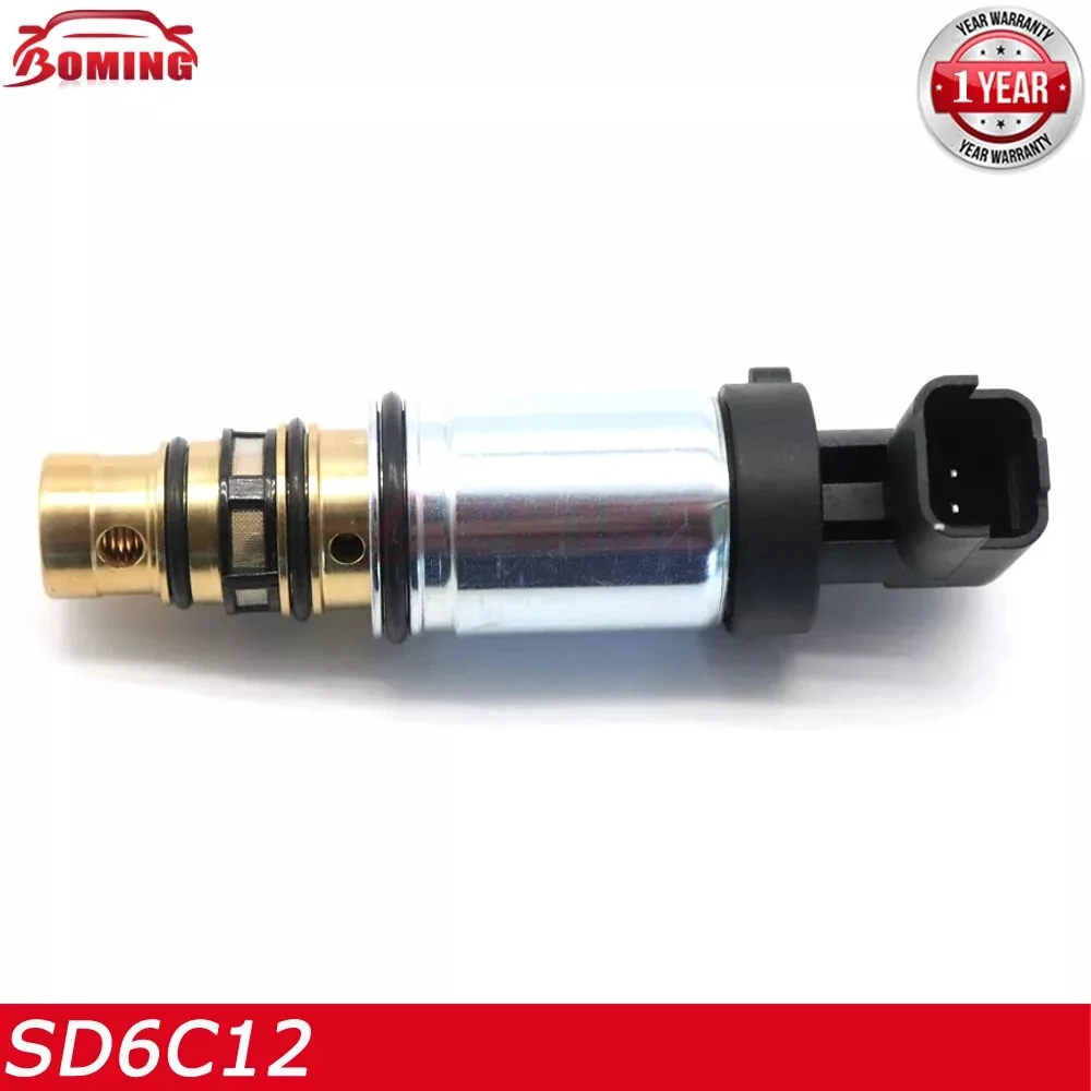 SD6C12 NEW AC Compressor Control Valve Fits For Citroen Peugeot 307 408 Fiat Chery 2003-2013