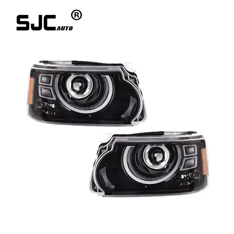 

SJC for Lands Rovers Range Rover Sport LED Headlight 2005-2013 Headlights DRL Turn Signal High Beam Angel Eye Projector 2017