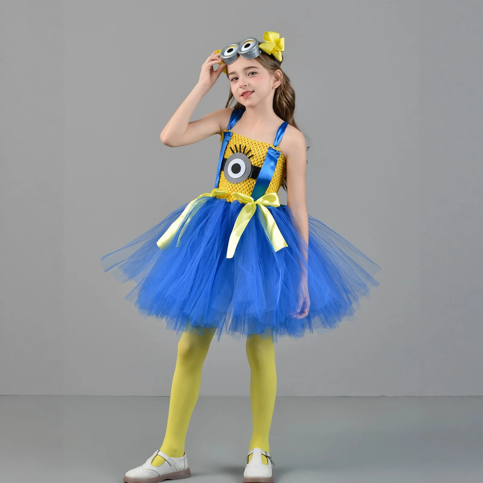 Despicable Daddy Minions cosplay costume Halloween children's party stage perfo… - Image 5