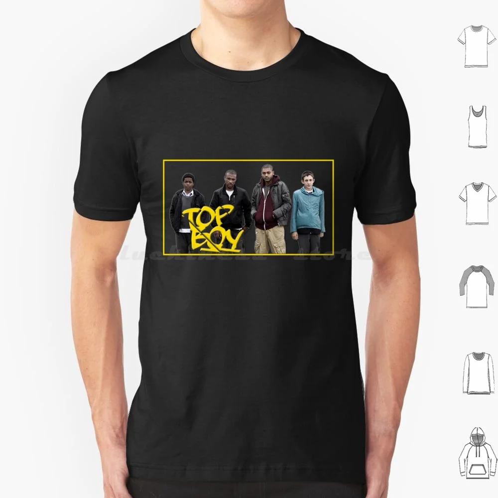 Top Boy ( 2 ) T Shirt Cotton Men Women DIY Print Netflix Top Boy Usa Series London Top Uk Dark Netflix Boy Tv Show Official