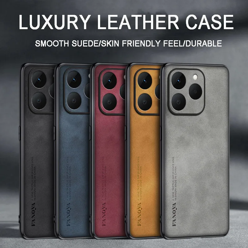 حافظة جلدية فاخرة لهاتف Realme 15T حافظة مضادة للسقوط غطاء مضاد للانزلاق Realme 15/Realme 15 Pro هاتف محمول Fundas Para Realme 14 13 #6