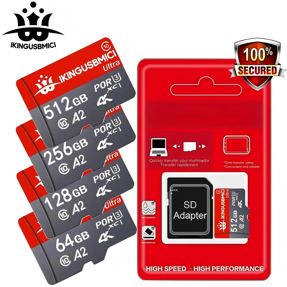 Gaming Console And Monitor - Duurzame geheugenkaart 512GB Micro TF SD-kaart