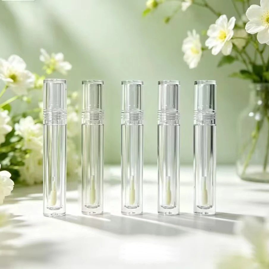 Direkt ab Werk: Vollständig transparente 5-ml-Leerflaschen für Lipgloss, PETG-Lippenbalsamflaschen, DIY-Lipgloss-Verpackungsbehälter – Detail 6