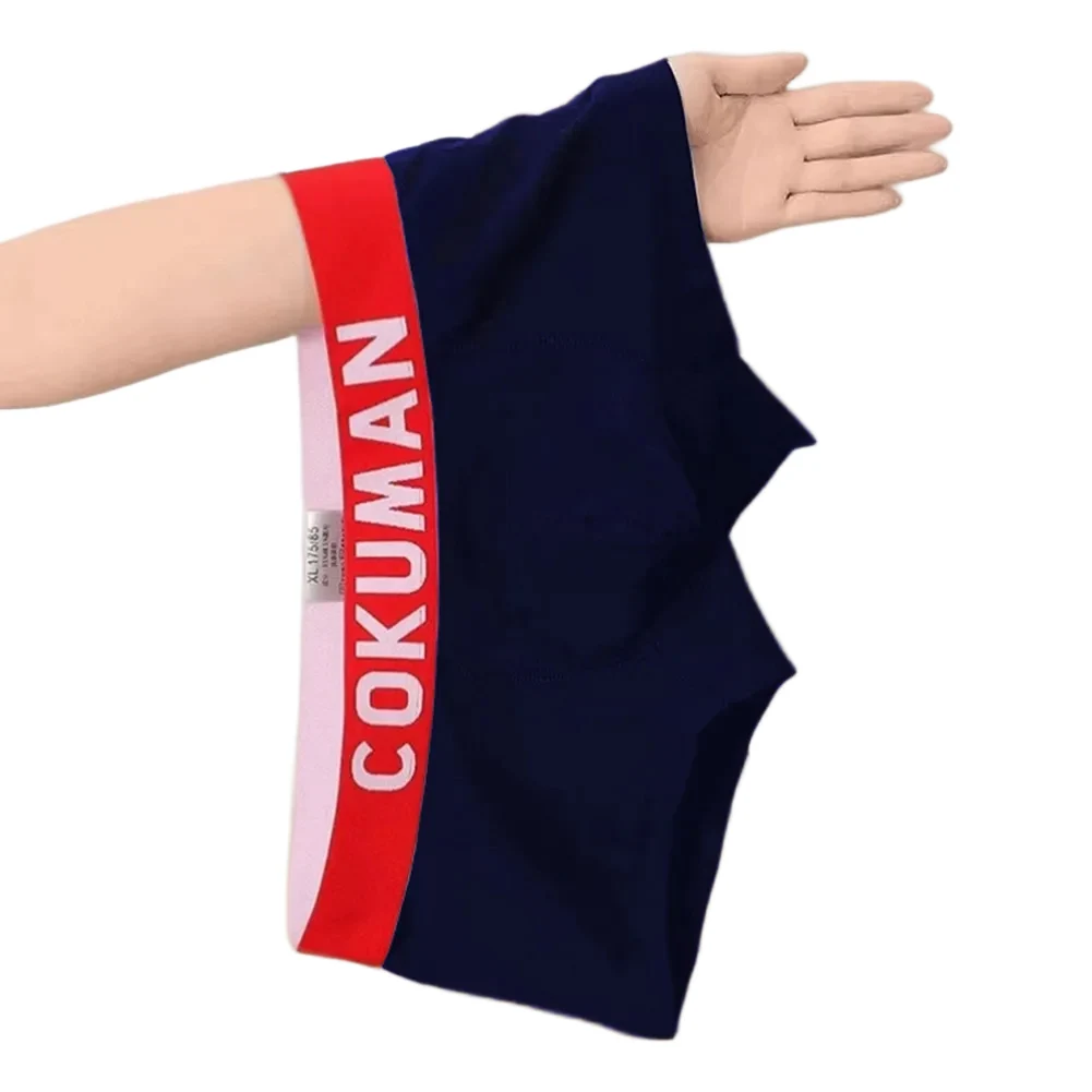 بوكسر رياضي من القطن الناعم يسمح بمرور الهواء للأنشطة الرياضية 90 قطن 10 ألياف لدنة ملابس داخلية جديدة بوكسر كلاسيكي