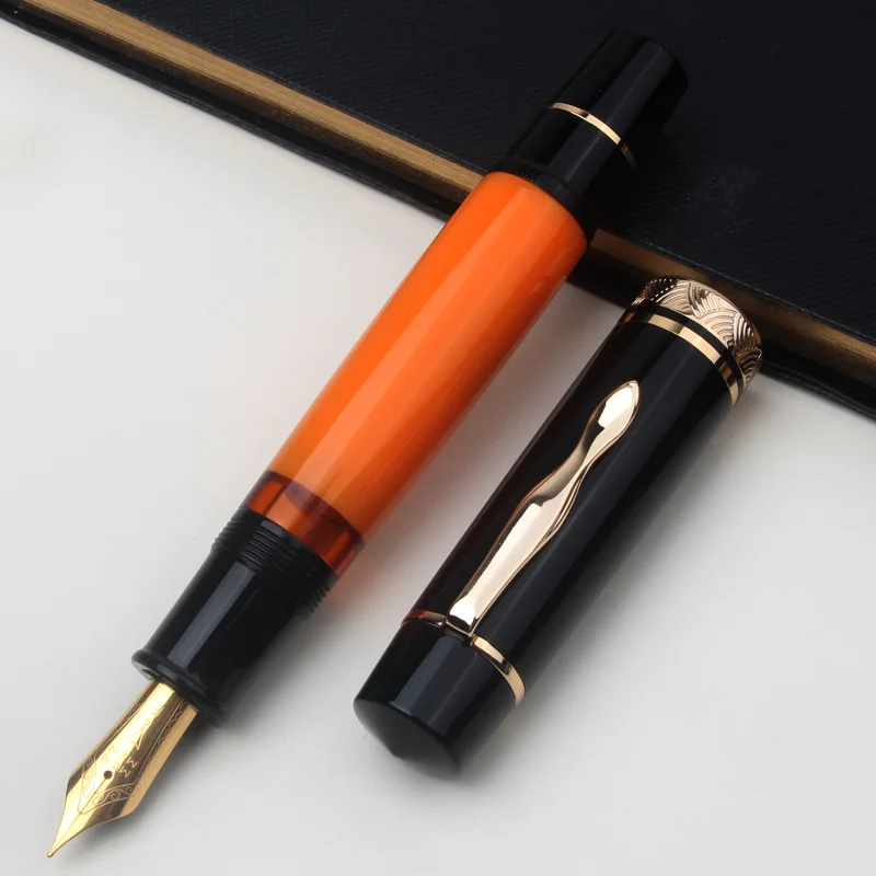 majohn-p139-high-quality-fountain-pen-piston-filler-resin-body-ebonite-feed-size-8-40-nib-rotating-cap-postable-office-gift