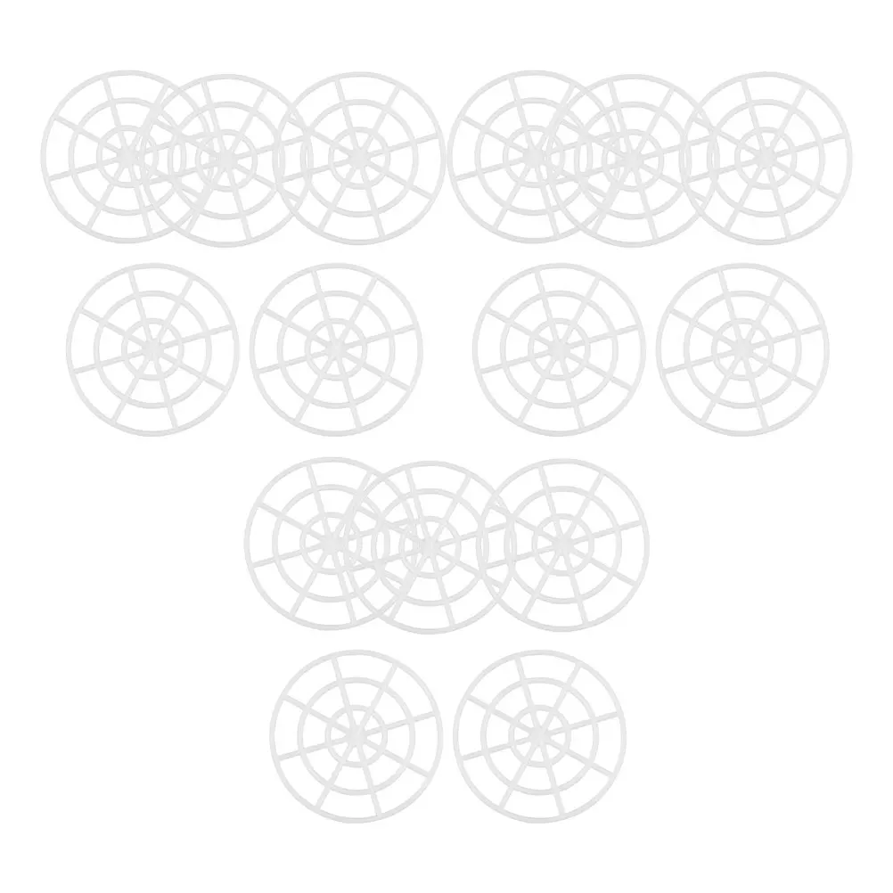 

15Pcs Plastic Pickle Jar Presser Mesh Fermenting Tool Vegetable Press Small Size for Kimchi Sauerkraut Home Brewing