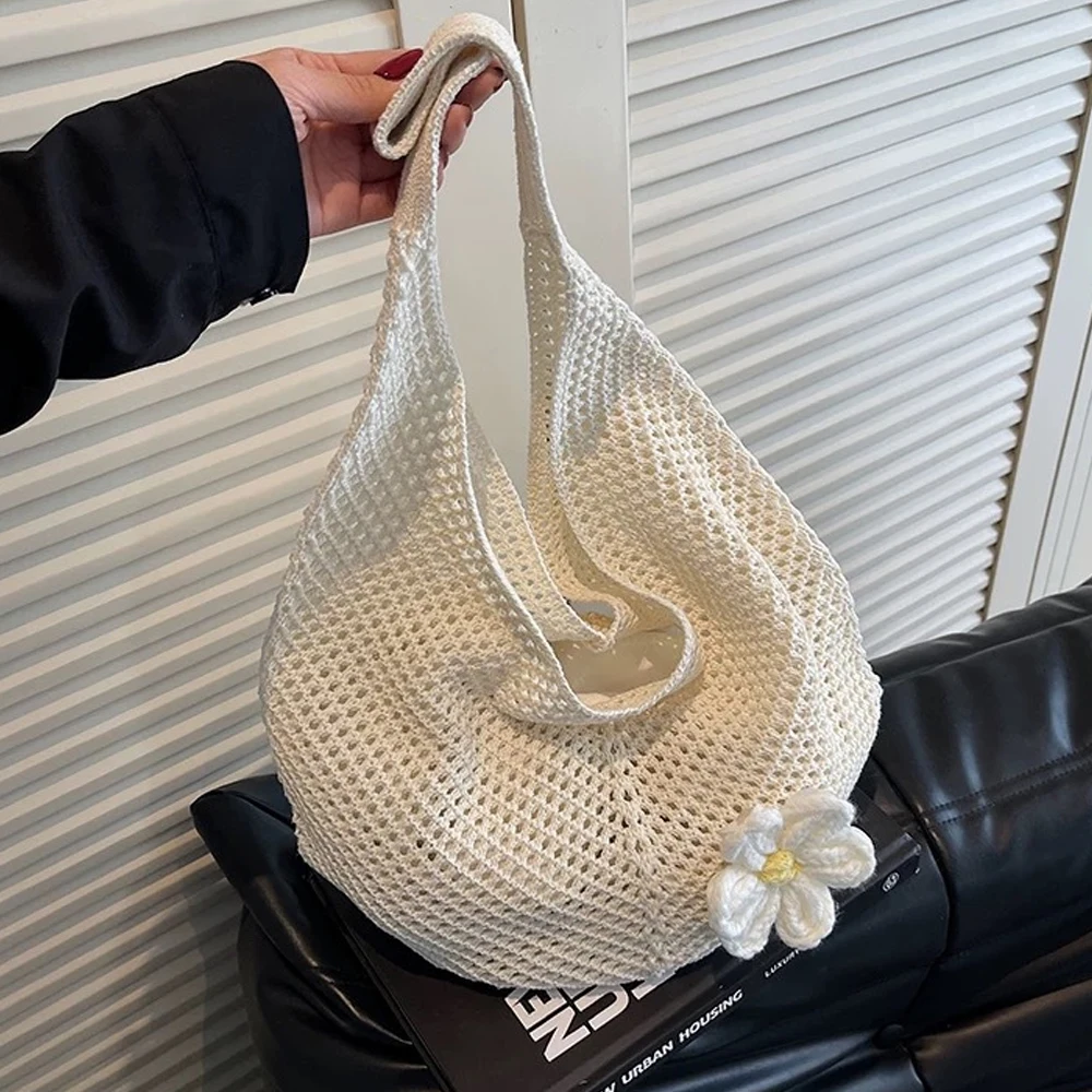 Damen-Schultertasche mit Lochm – Crochet Market Bag Bewertung und Preis