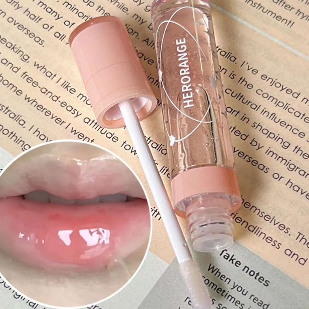 

1PC Clear Lip Balm Long-lasting Moisturizing Fade Lip Lines Lipstick Mirror Lips Gloss Plump Makeup Care Tools Wholesale