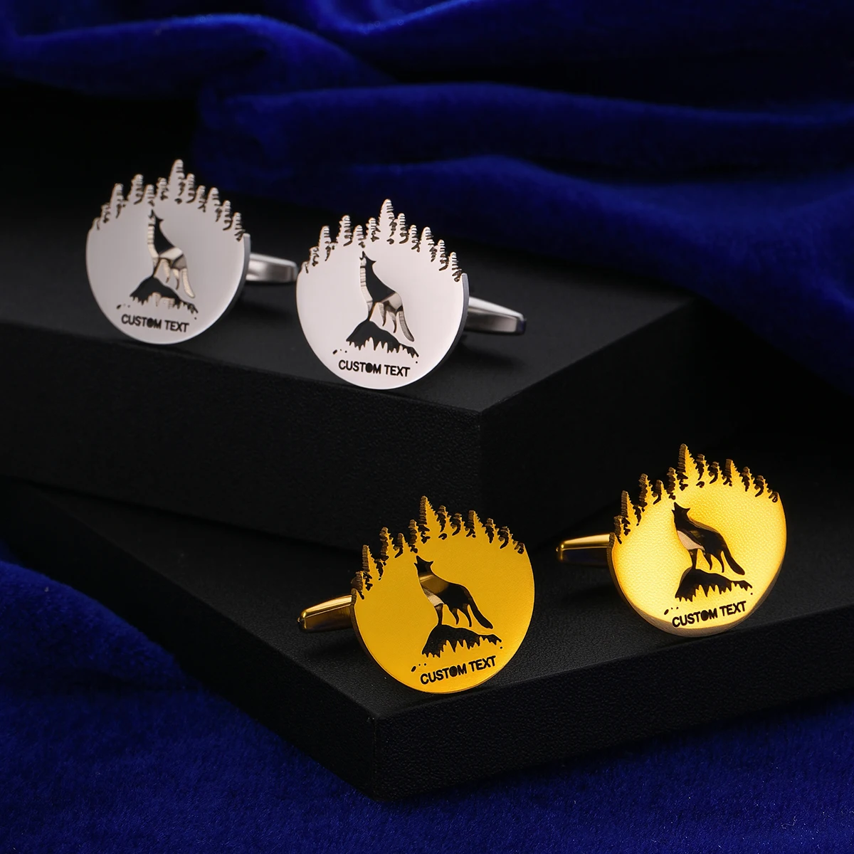 Gemelli da uomo con nome perso - Wolf Jewelry & Watches Tampa Reviews recensione e prezzo