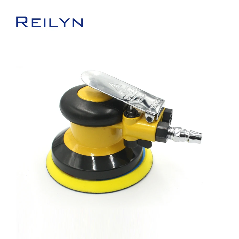 

5 Inch Pneumatic Polisher 125mm Disc Sandpaper Machine Car Sander for Floor Surface Polishing Metal Grinding Rust Removal