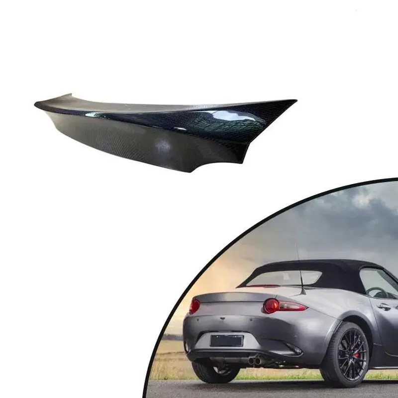 For 2022-2023 Mazda MX5 MX-5 Miata ND Convertible High End Upgrade Carbon Fiber Spoiler