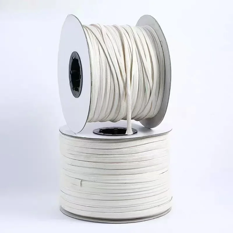 Audiocrast Cotton Braided Cable Sleeve 8/12/16/18mm Hollow Breathable Per Meter HIFI DIY Audio Wire Protective Sheath Tube