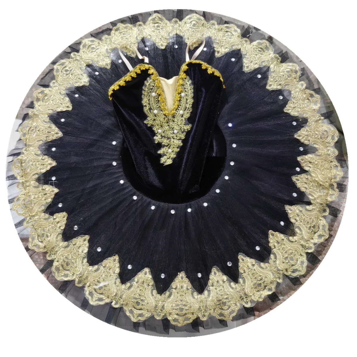 Ballet Tutu Dress Adult Women Black Swan Lake Costumes Professional Girl Ballerina Child Performance Ballet Clothes For Kids