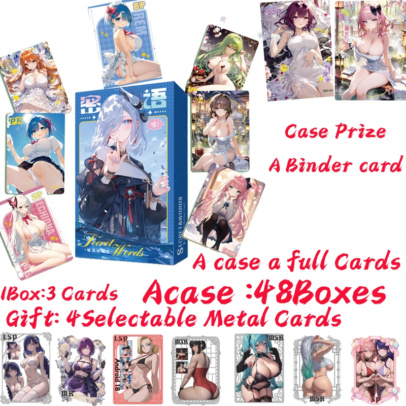

2025 Newest Goddess Story Waifu Cards Secret Words Character Collection Cards Hobby And Gifts