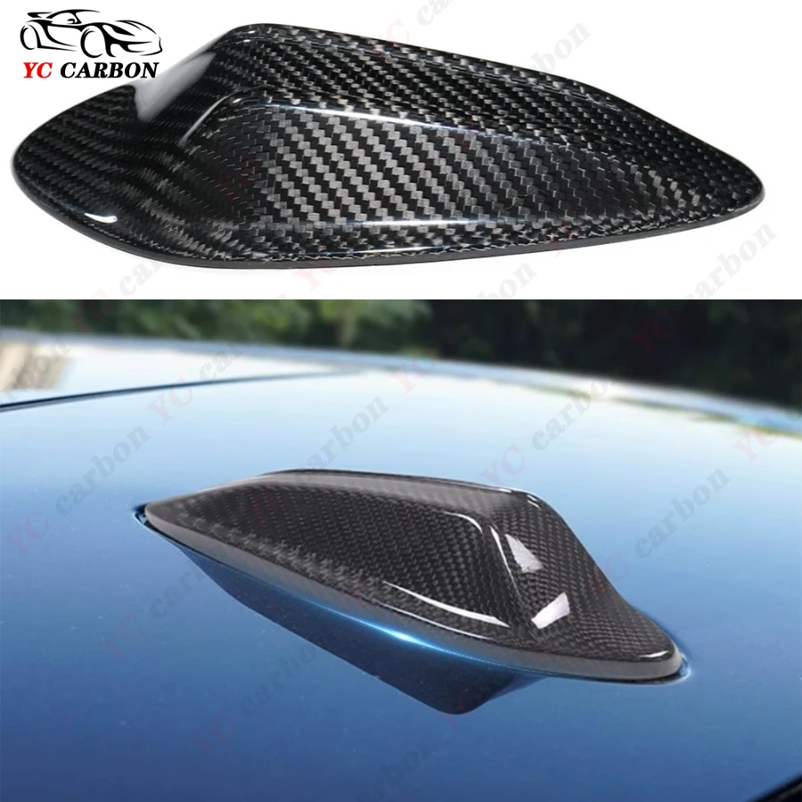 For BMW 2 3 4 serie G42 G20 G22 M2 G87 M3 G80 M4 G82 Carbon fiber antenna cover shark fin signal cover decorative cover Body Kit