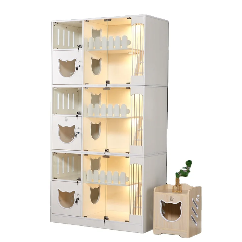 

Аксессуары для производства мебели для домашних животных, кошек и собак, 2023, большой шкаф для взрослых и кошек, клетка, пещера, ветеринарный магазин для домашних животных, использование кошачьей виллы