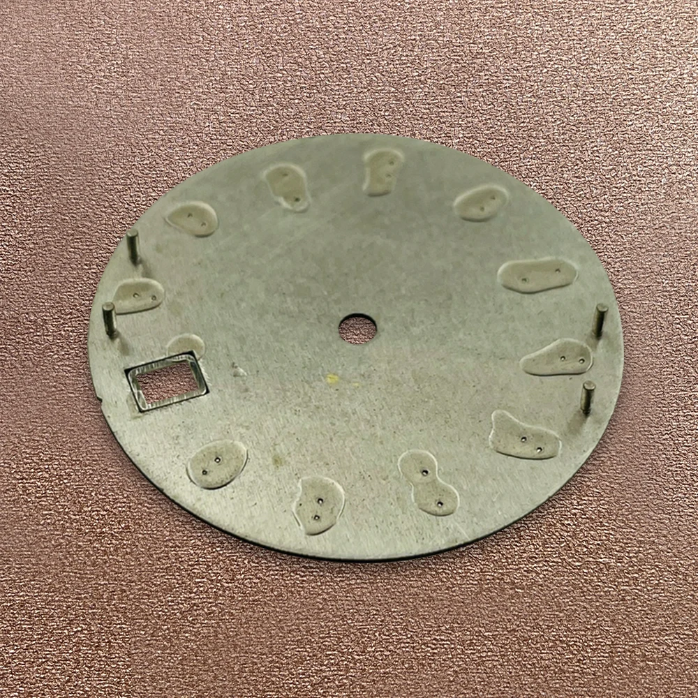 28.5mm S Logo Matte Diving Dial Suitable For NH35/NH36/7S/4R Movement C3 Green Luminous Quality Watch Modification Accessories