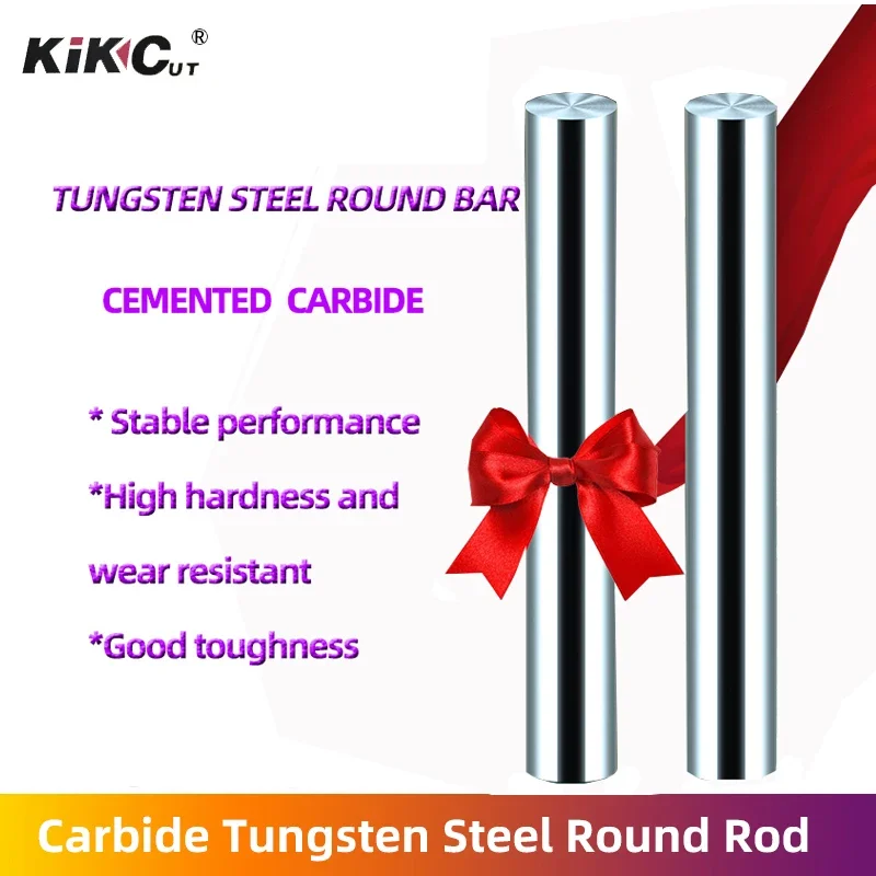 

Straight Shank 100MM /150MM Long Carbide Rod CNC Lathe Machining Cutter Round Rod Tungsten Steel Bar