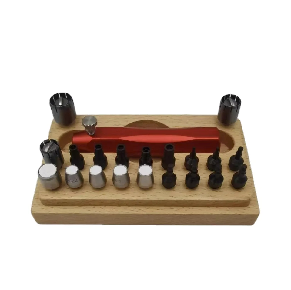 

High quality set with wooden bottom handle opening 2892/7750/2000/888/A10 bearing opening for watch maintenance