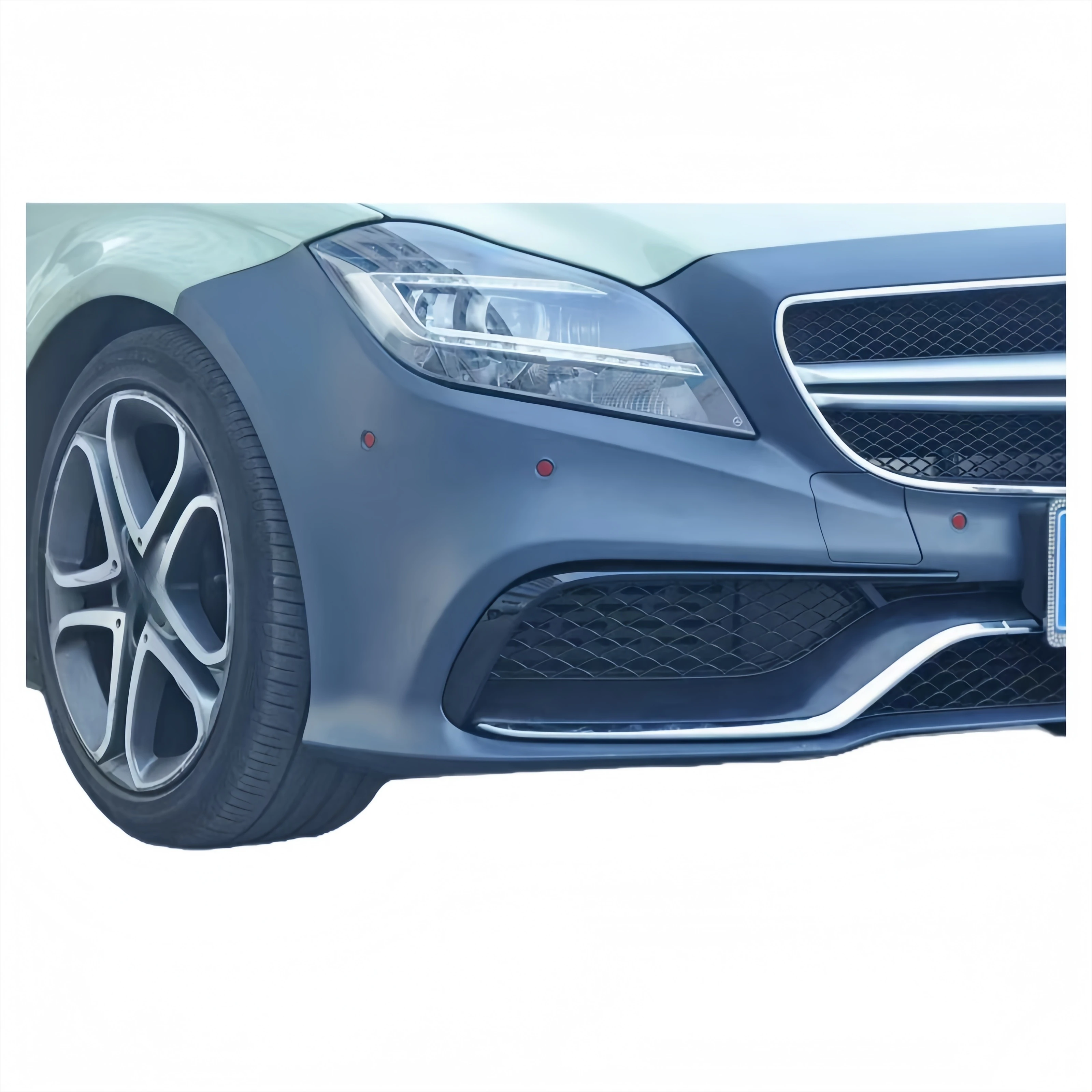 FOR W218 CLS63 New High Quality Body Kit with Fog Light Upgrade Facelift Front Bumper 6