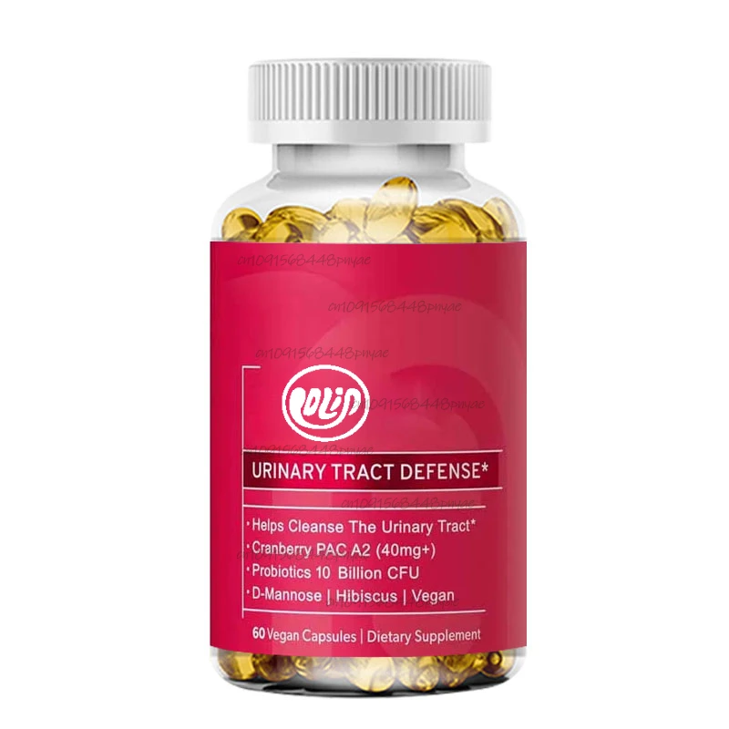 

40mg D-mannose and Probiotic Cranberry Urinary Tract Health Supplement Cleansing Support 60 Capsules