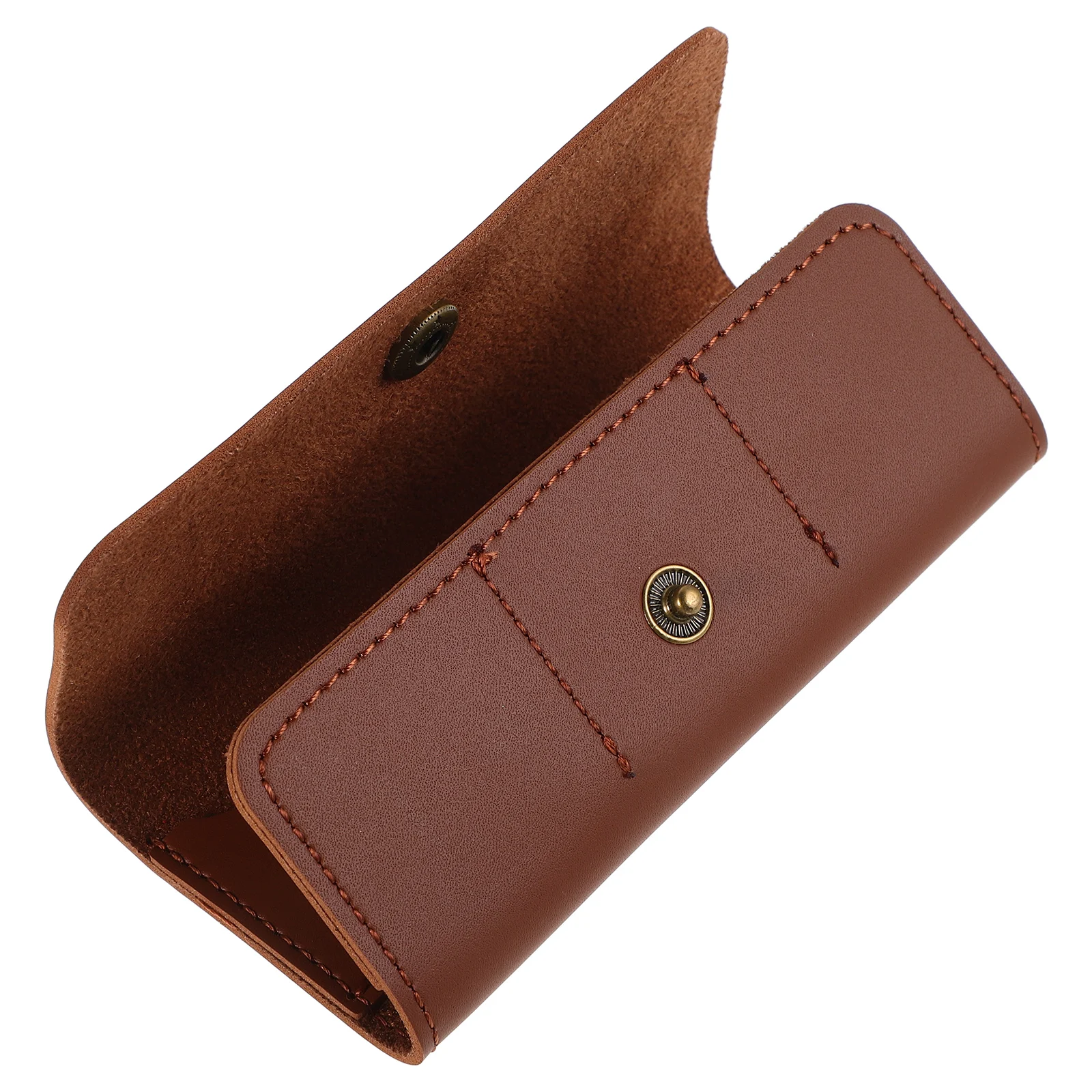 

Durable Fake Pick Case Picks Pouch For Acoustic Electric Bass Brown Stylish Design Secure Protection Organized Carry