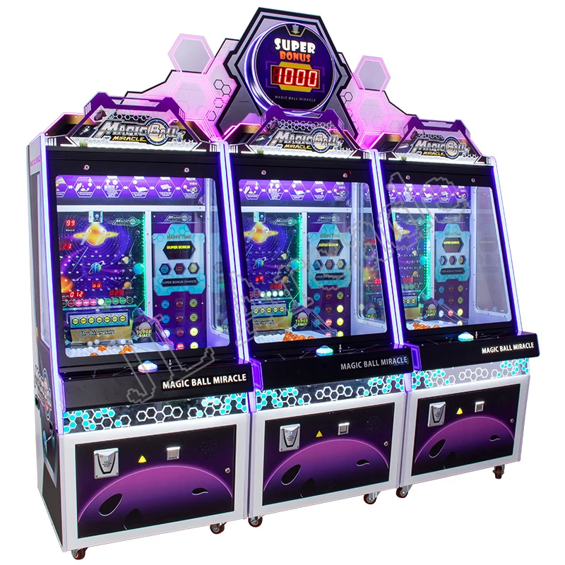 Guangzhou Colorful Park Hot Selling Magic Ball Miracle Tickets Arcade Exchange Machine