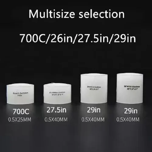 Imagen 2 del producto Almohadilla de protección para revestimiento de neumáticos de bicicleta, 2 uds., a prueba de pinchazos, MTB, bicicleta de montaña, almohadilla para puñaladas, alfombrilla para neumáticos de tubo interior antideslizante, 29 tamaños