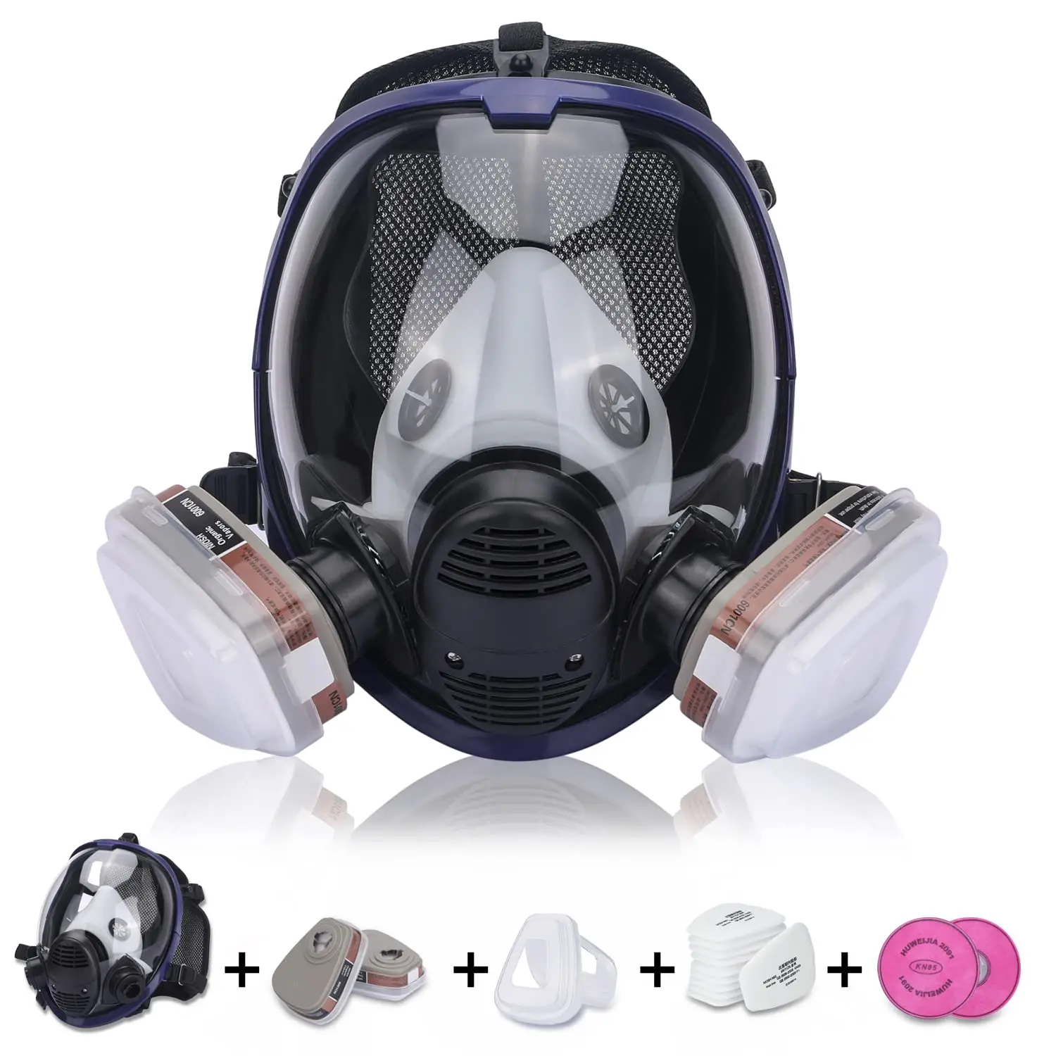 Anti-Fog 6800 Chemical Mask Gas Mask Dustproof Respirator Paint Pesticide Spray Full Face Filters For Laboratory Welding Dust