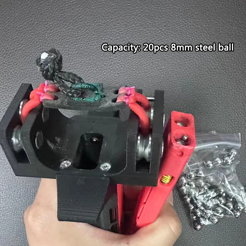 1PC 3D Printing Optimized Dual Magazine Automatic Loading Continuous Firing Outdoor EDC Portable Hunting Shooting Tool