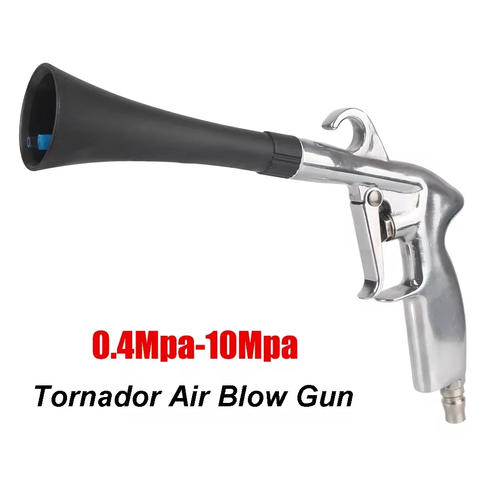 TY96300C Pneumatic Detailing Blow Gun W/ Cone Shape Nozzle tornado-like motion that blows debris and moisture out of crevices