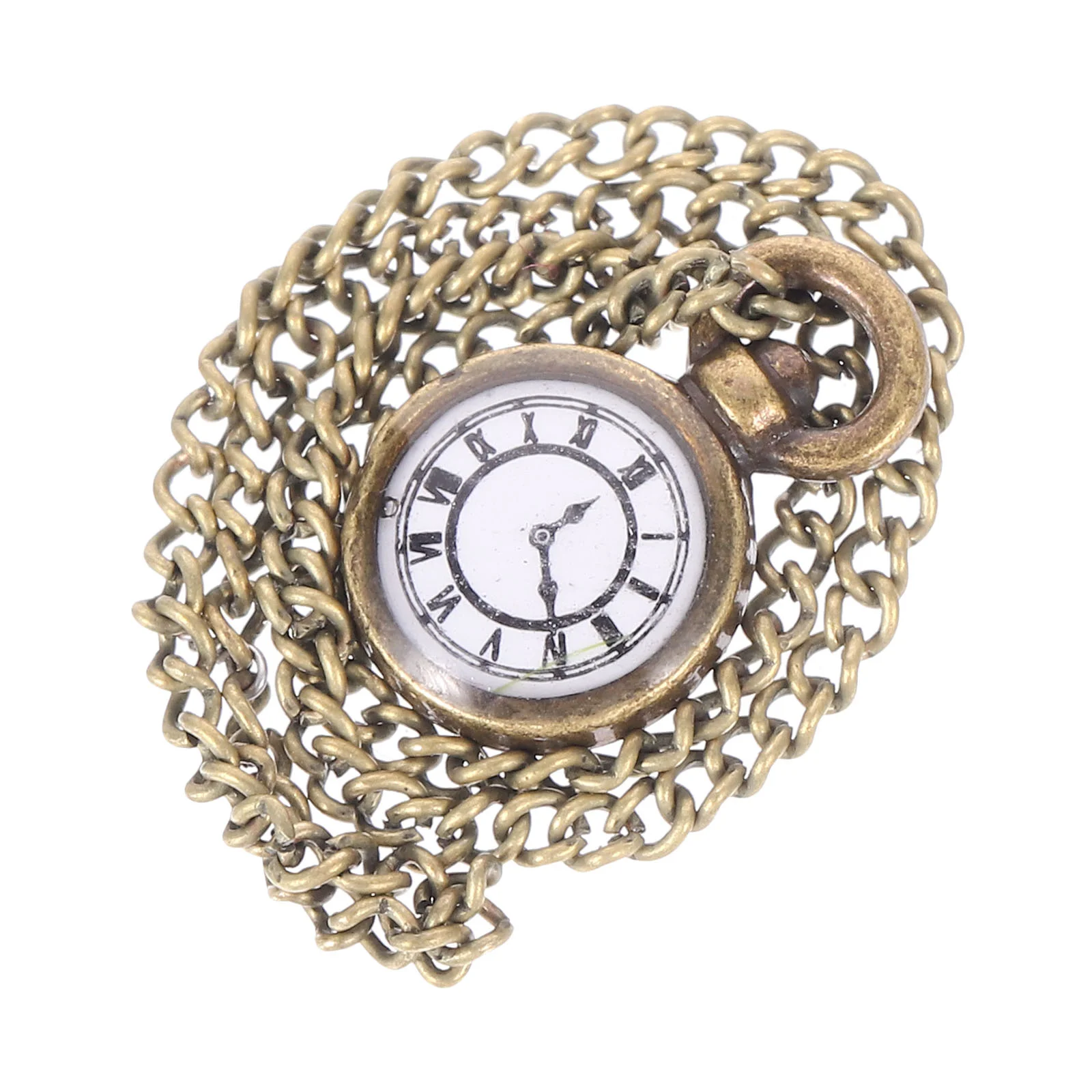 Mini montre de poche avec JOAlloy, ornement exquis, accessoires de maison miniatures