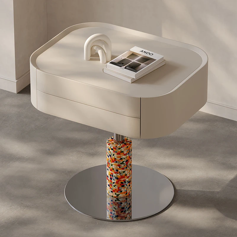 

Unique Modern Nordic Minimalist Premium Luxury Nightstands Drawer Bedroom Bedside Table Velador De Dormitorio Bedroom Furniture