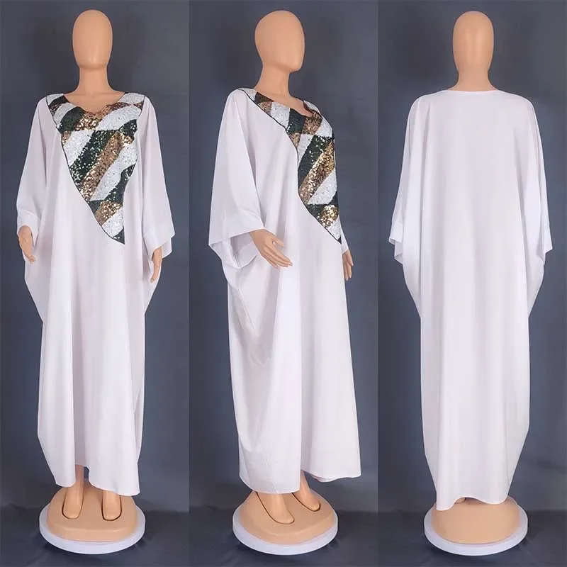 Ramadan Eid Abaya Jalabiya Muslim Summer Women Dresses Dubai Long Robe Sequins Morocco Arab Abayas Kaftan Islam Modest Vestidos