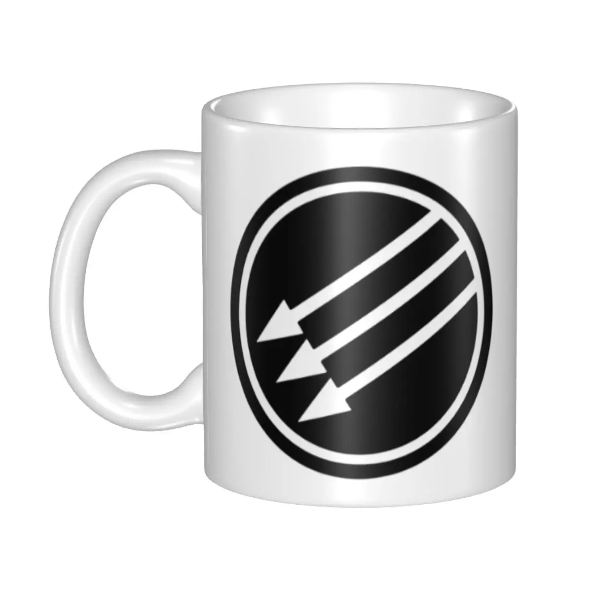 

Three Arrows Anti Fascist Coffee Mugs DIY Personalized Ceramic Tea Milk Mug