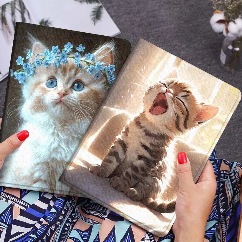 

Cartoon Fun Art Cat For Xiaomi Redmi Mi Poco Pad 2 5 6s 7 7s Ultra Pro Max 14 12.4 12.1 inch Soft Tablet Case Gift