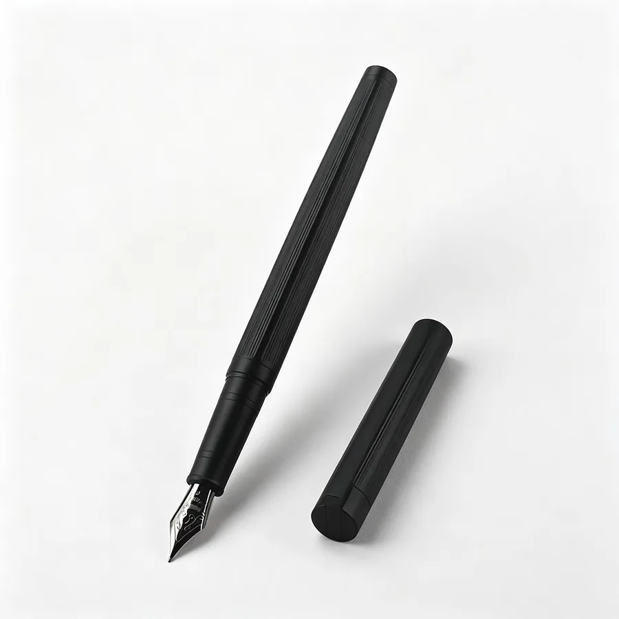 Nowy metalowy długopis wieczny Jinhao X850 czarno-złoty z irydową końcówką EF F, artykuły szkolne i biurowe, pióra na atrament, prezent, artykuły papiernicze. — zdjęcie produktu 5