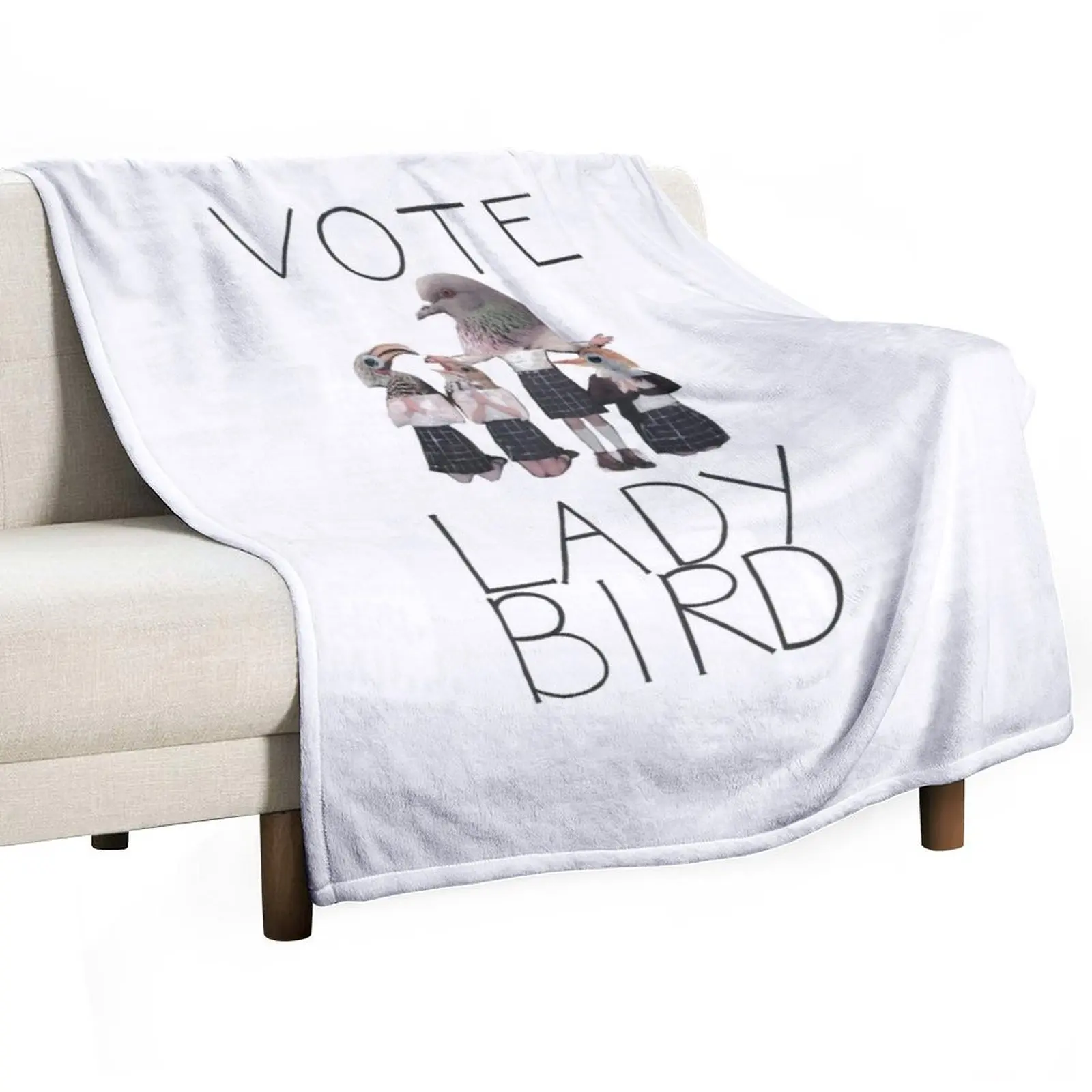 

Vote Lady Bird Throw Blanket Summer Nap warm winter Softest Blankets